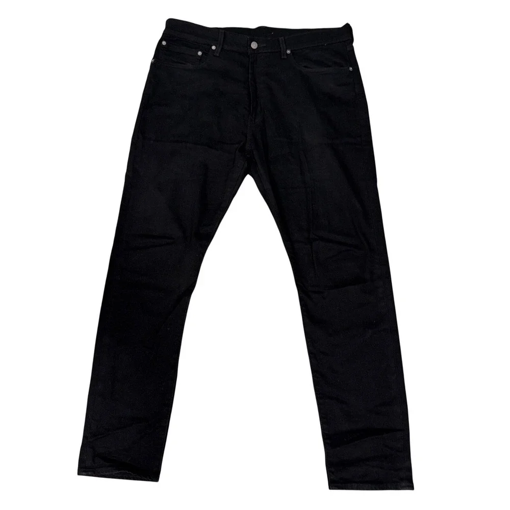 Levi's 512 Water Less Black Jeans 36 X 32 - Picture 1 of 12